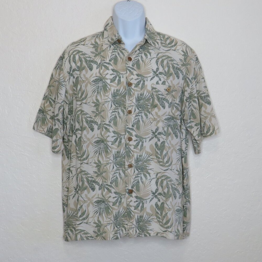 Puritan* Men's Short Sleeve Button Down Straight Hem Pocket Shirt~ Size Medium